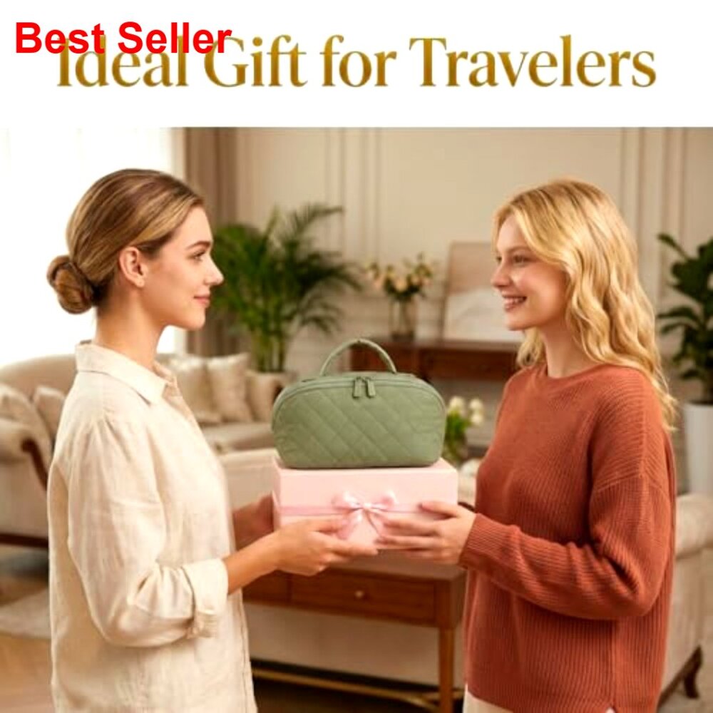 Large Capacity Lay-Flat Makeup Bag Organizer Wate… - image 6